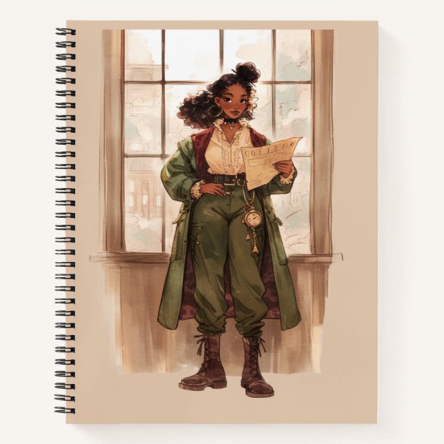 Carnet Écrivains de Black Girl Dark Academia (Devant)