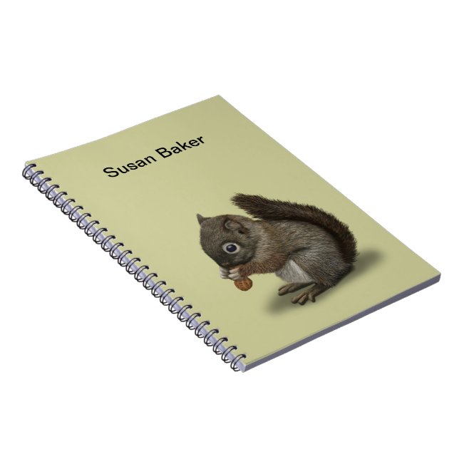 Carnet Écureuil de bébé (Côté Droit)