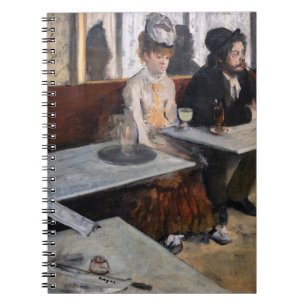 Carnet Edgar Degas - Dans un café / L'Absinthe