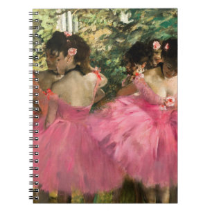 Carnet Edgar Degas - Danseurs en rose