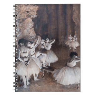 Carnet Edgar Degas - Répétition de ballet sur scène