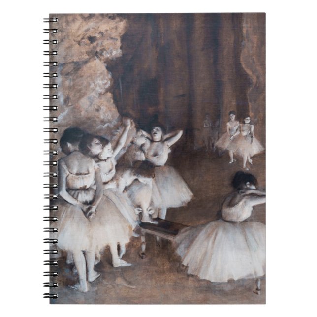 Carnet Edgar Degas - Répétition de ballet sur scène (Devant)