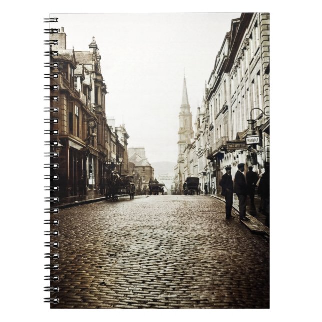 CARNET ÉDIMBOURG ÉCOSSE MAYBOLE STREET SCÈNE 1910 (Devant)