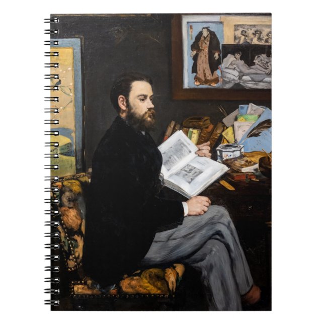 Carnet Edouard Manet - Portrait d'Emile Zola (Devant)