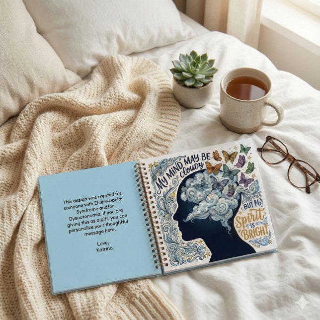 Carnet EDS and Dysautonomia Personalized Spiral Notebook (Empower someone special with EDS/POTS with this personalized notebook! )