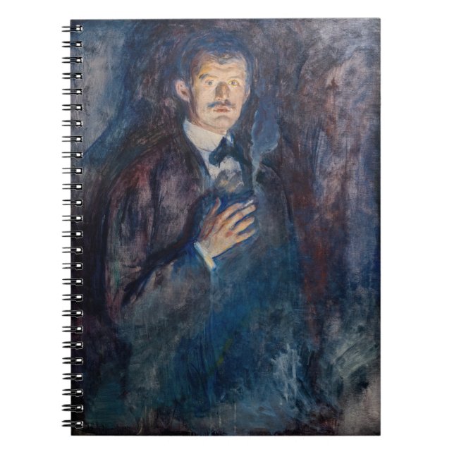 Carnet Edvard Munch - Autoportrait avec cigarette (Devant)