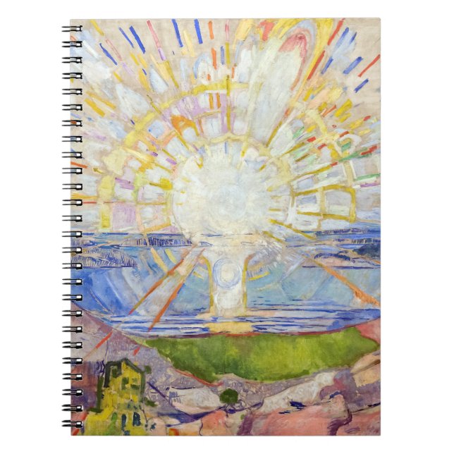 Carnet Edvard Munch - La carte magnétique Sun 1911 (Devant)