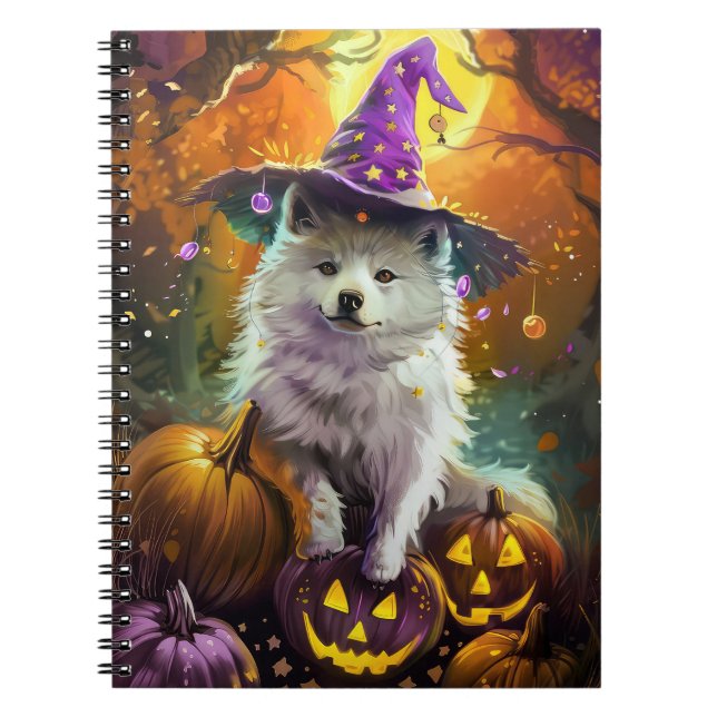 Carnet Éffrayante-américaine Eskimo Halloween sorcière et (Devant)