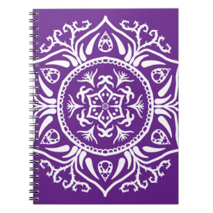 Carnet Eggplant Mandala