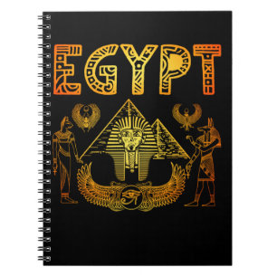 Carnet Egyptian Gods Pyramids King Egypt Pharaoh