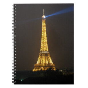 Carnet Eiffel Tower night