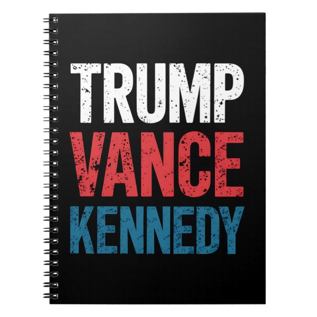 Carnet Élection de Trump Vance Kennedy 2024 (Devant)
