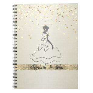 Carnet Élégant, Confetti, Dentelle, Wedding planner nupti