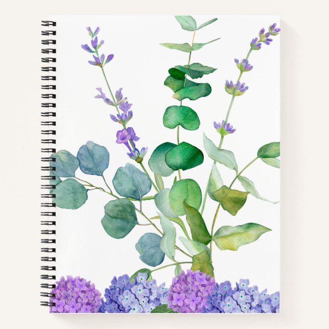 Carnet elegant floral NOTEBOOK (Devant)