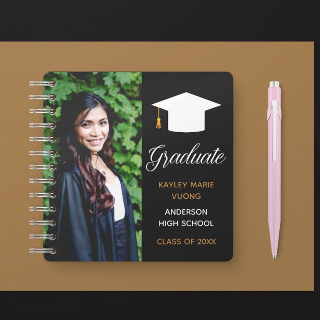 Carnet Elégant Graduation Photo Autographe Graduate Invit (Créateur téléchargé)
