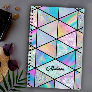 Carnet Elégant holographique coloré