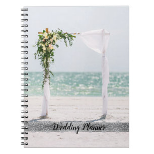 Carnet Elégant Mariage Plage Arbor Floral, Dentelle