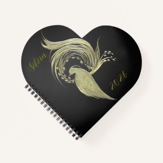 Carnet Elegant Nature Art on Black notebooks 