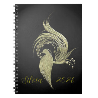 Carnet Elegant Nature Art on Black notebooks 