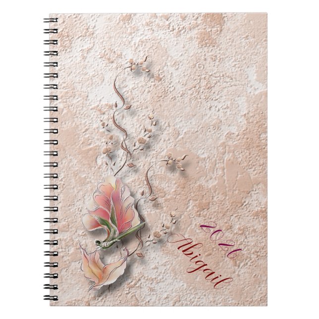 Carnet Elegant Nature Embossed photo notebook  (Devant)