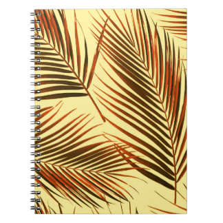 Carnet Elégant Palm Répéter conception Motif