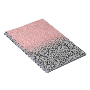 Carnet Élégant Rose Gold Parties scintillant Empreinte de