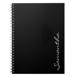 Carnet élégant simple moderne chic tendance monogramme no