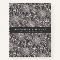 Élégante Fleurs de Dandelion Gris | Nom et sujet
