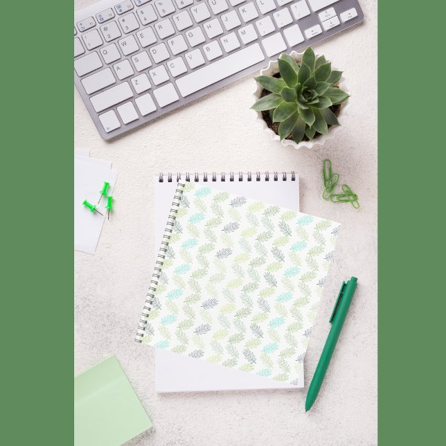 Carnet Élégante verdure Botanique Tropical Feuille Motif (Créateur téléchargé)