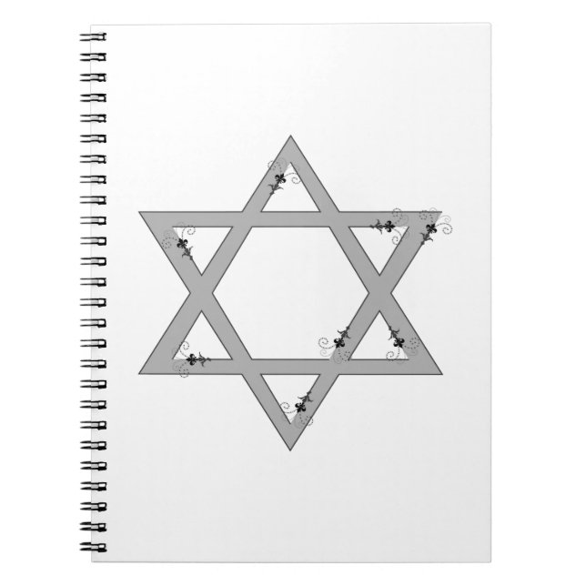 Carnet elegent star of david (Devant)