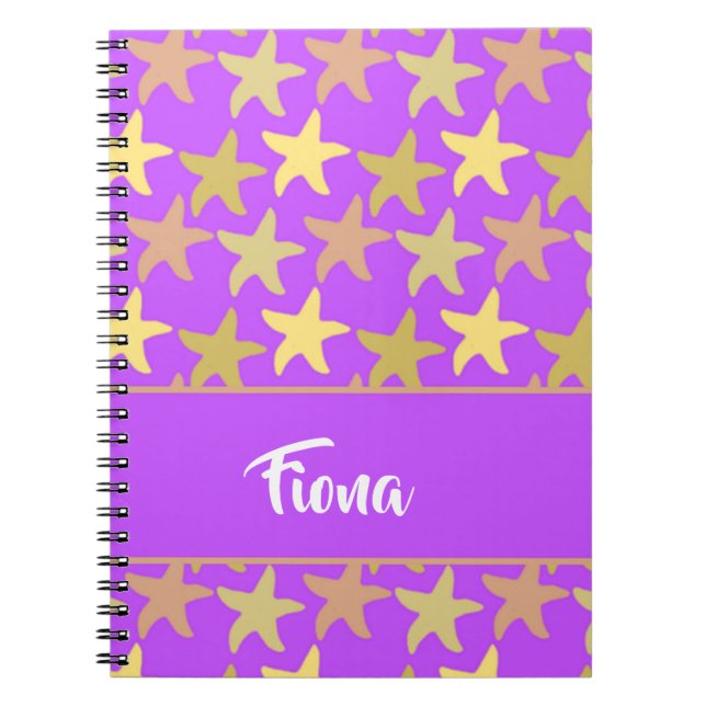 Carnet Élepée colorée sur le violet (Devant)