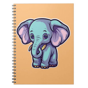 CARNET ÉLÉPHANT DE CARTOON