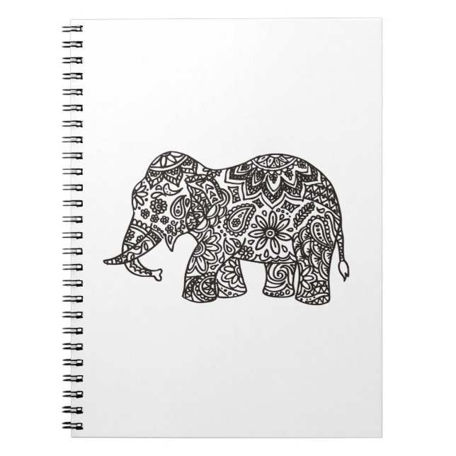Carnet Éléphant de griffonnage (Devant)