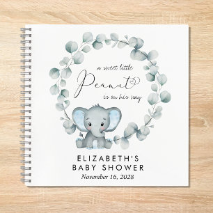 Carnet Eléphant Eucalyptus Baby Boy Douche