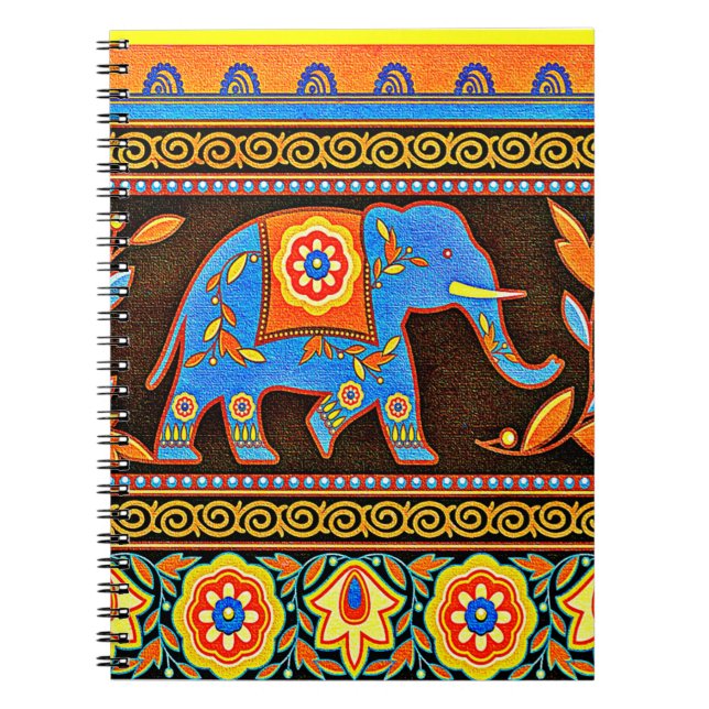 Carnet éléphant indigène (Devant)
