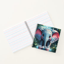 Éléphant Mignon Personnalisé sous la Pluie