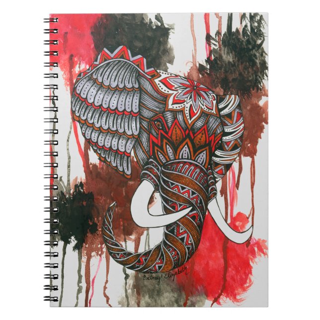 Carnet Éléphant royal (Devant)