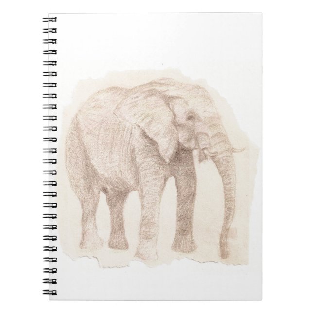 Carnet Elephant Sketch Art (Devant)