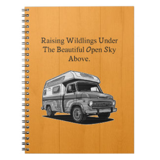 Carnet Élever des enfants sauvages Explorateur de la natu