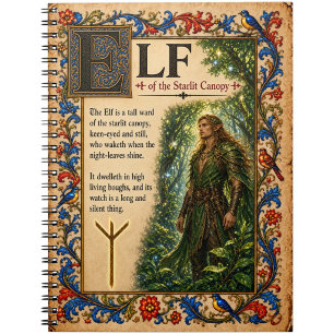 Carnet Elfe, Art de Bestiaire Médiéval