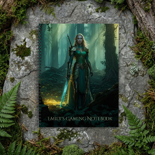 Carnet Elfe Gardien du Royaume Enchanté
