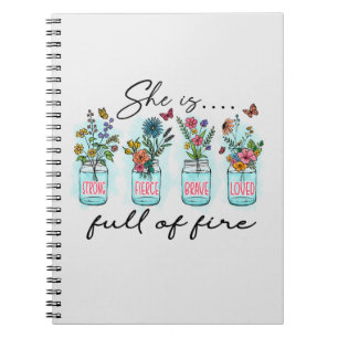 Carnet Elle est pleine de feu - Autonomisation florale dy