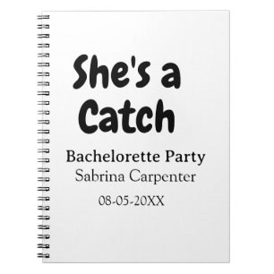 Carnet Elle est un nom de fête de bachelorette date simpl