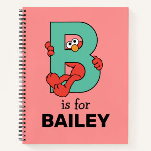 Carnet Elmo Alphabet B Turquoise