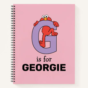 Carnet Elmo Alphabet   G Violet
