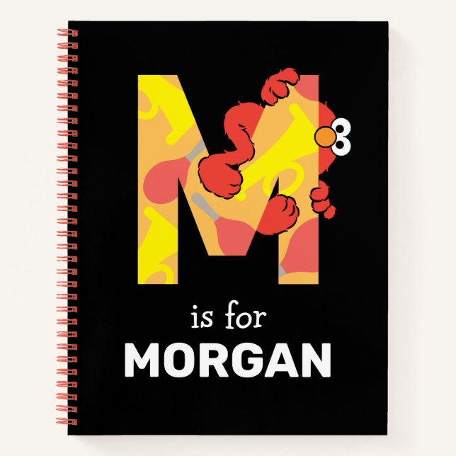 Carnet Elmo Alphabet | M Musique (Devant)