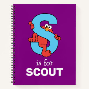 Carnet Elmo Alphabet S Bleu