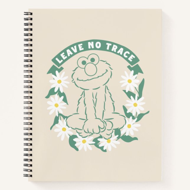 Carnet Elmo | Ne laisser aucune trace Floral Graphic (Devant)