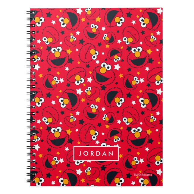 Carnet Elmo | So Silly Star Motif | Ajouter Votre Nom (Devant)