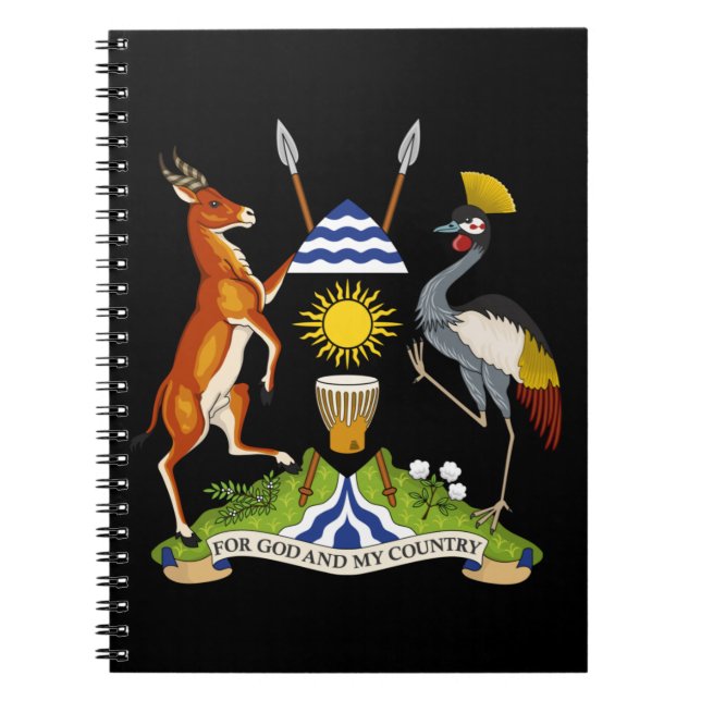 Carnet emblème de l'ouganda (Devant)